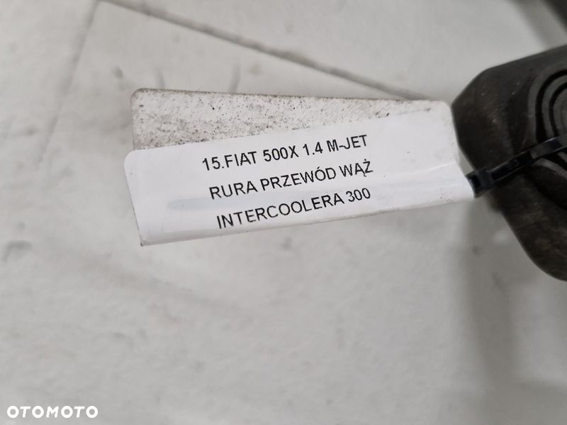 FIAT 500X 1.4 M-JET RURA PRZEWÓD WĄŻ INTERCOOLERA - 9