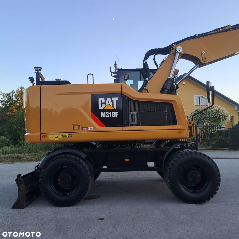 Caterpillar KOPARKA KOŁOWA M 318F ROTOTILT ENGCON / LEICA / NOWE OPONY FULL OPCJA !! 17,6.T - 5