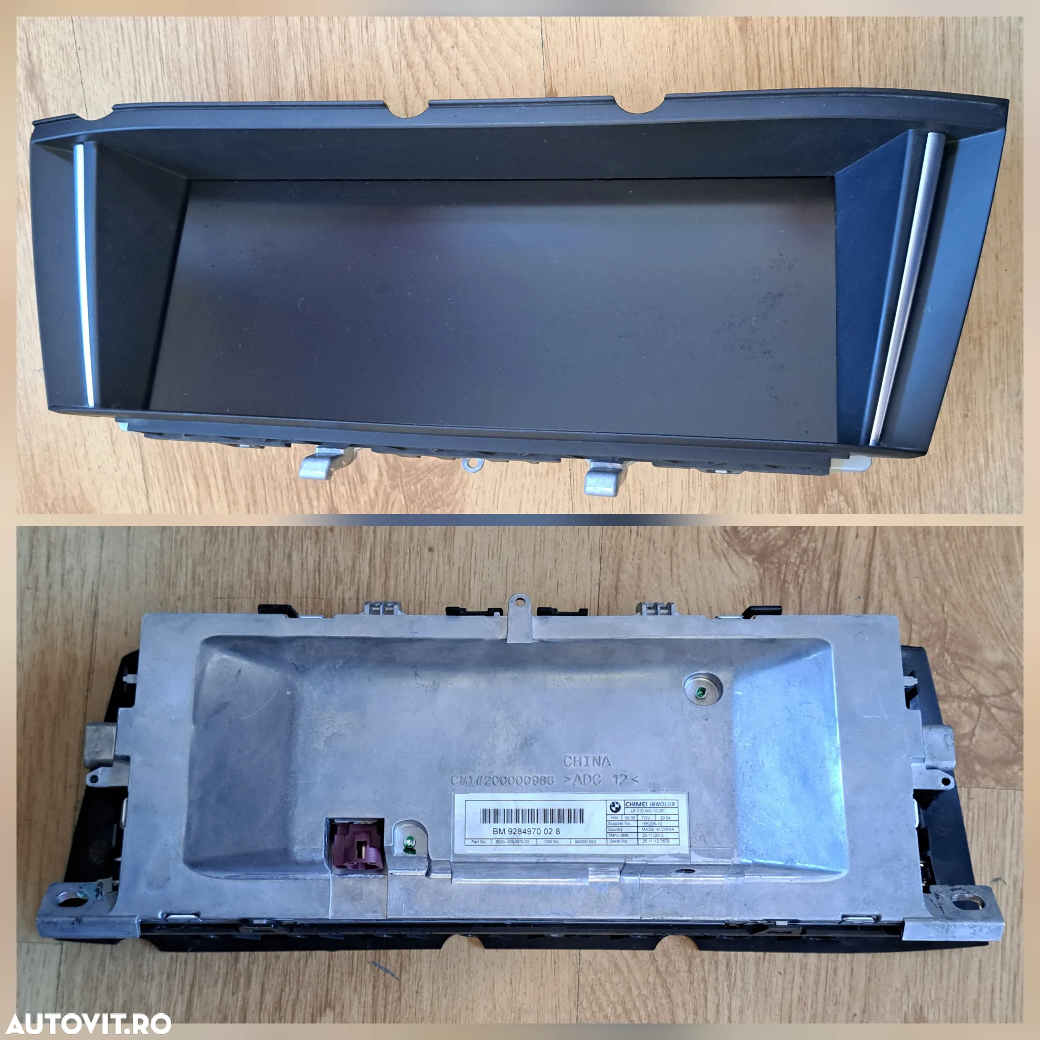 Kit set navigatie profesionala Harman NBT HU original BMW display navigatie Seria 7 F01 + LCI F02 + LCI F03 + LCI - 2