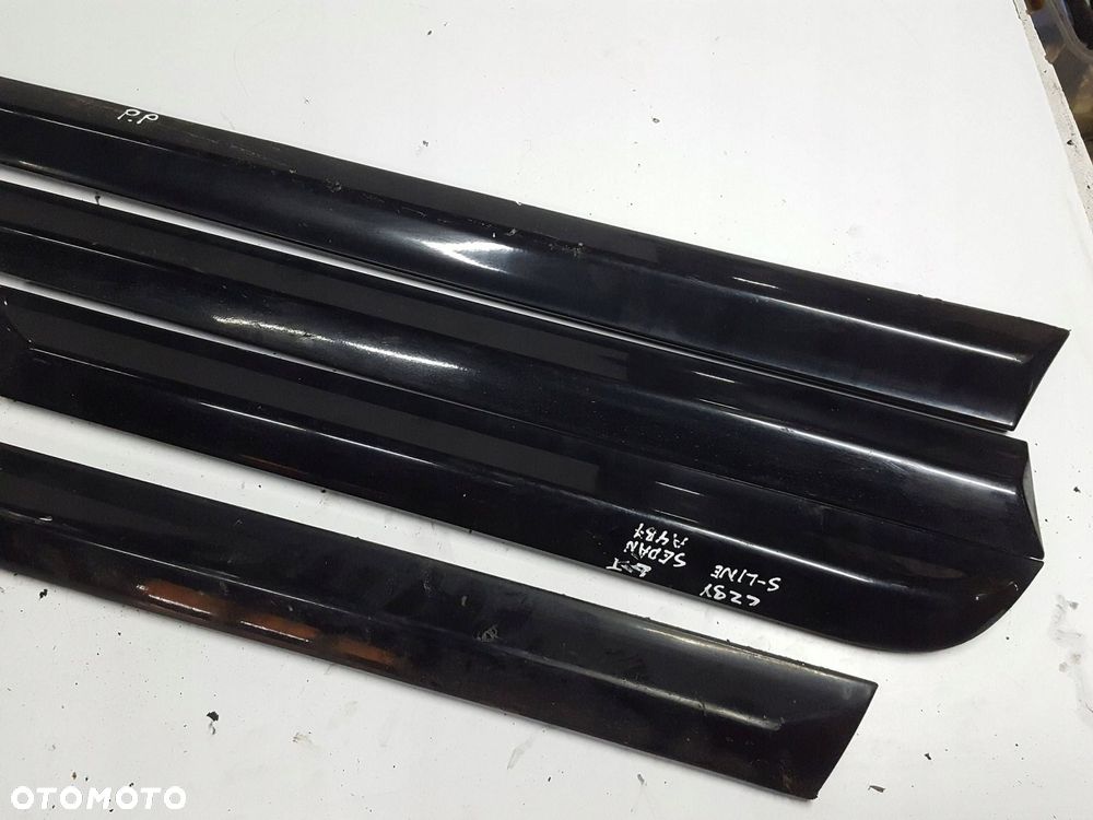 AUDI A4 B7 04-07 S-LINE LISTWY DRZWI KOMPLET LZ9Y - 3