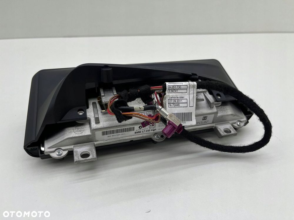 BMW 3 GT F34 MONITOR EKRAN WYŚWIETLACZ 9237520 - 9