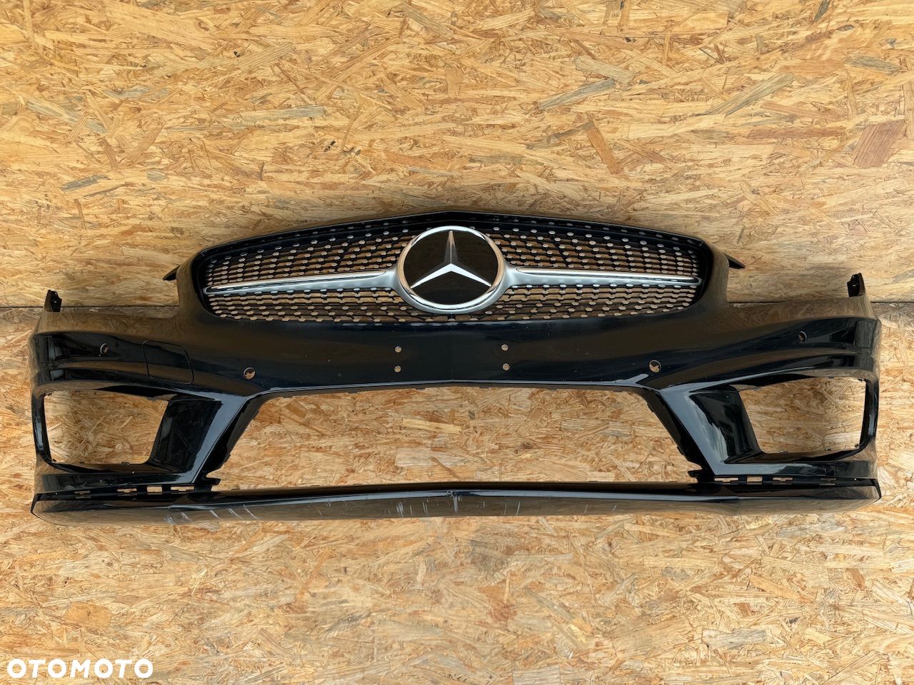 ZDERZAK PRZÓD PRZEDNI MERCEDES-BENZ A-KLASA W176 AMG 12-15 SPRYSKI 6PDC GRILL ATRAPA A1768851825 A1768881160 ORYGINAŁ - 1