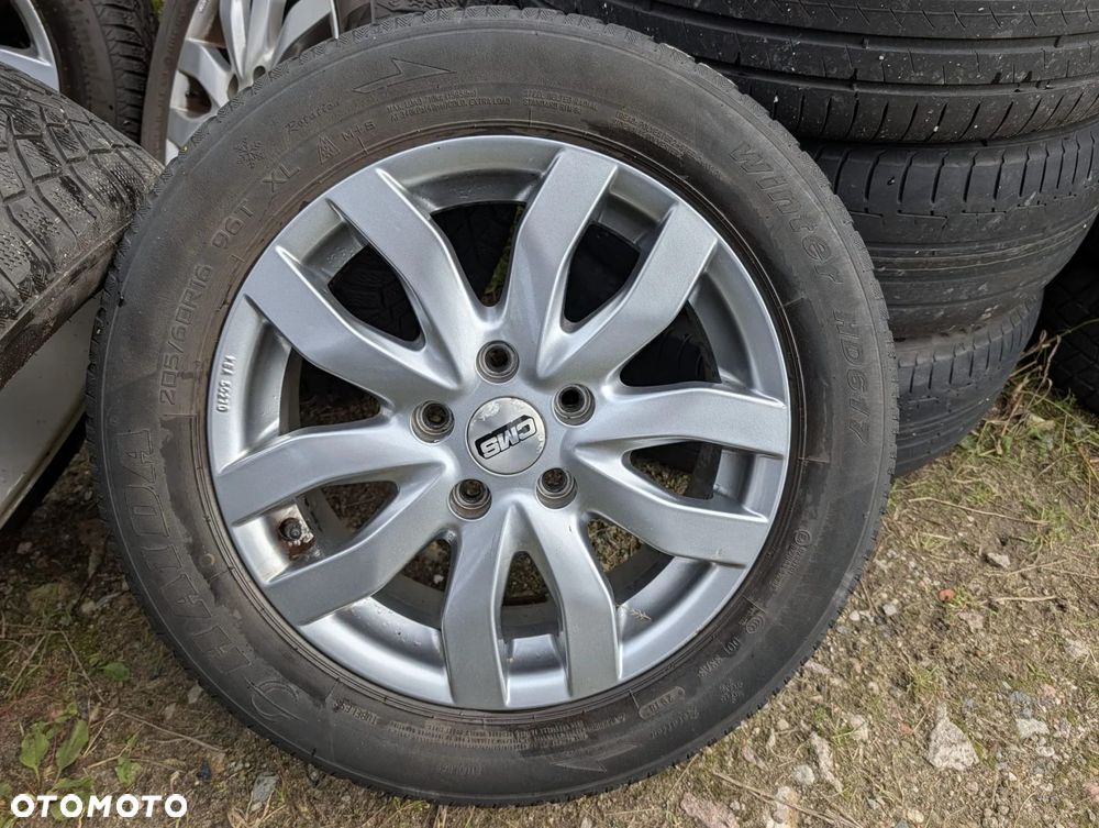 KOMPLET ALUFELG R16 5X114.3 ET43 OPONY ZIMOWE. - 3