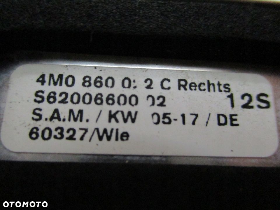 RELINGI DACHOWE AUDI SQ7 SATYNA 4M1860021C - 3