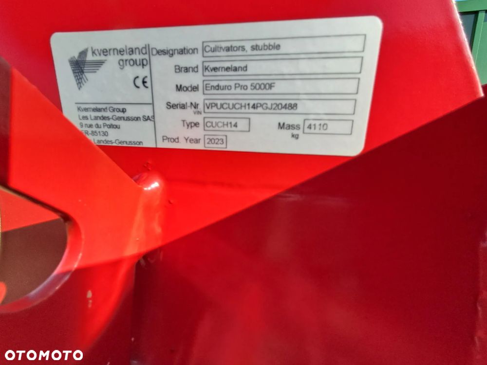 Kverneland Enduro Pro 5000F Actipack - 2