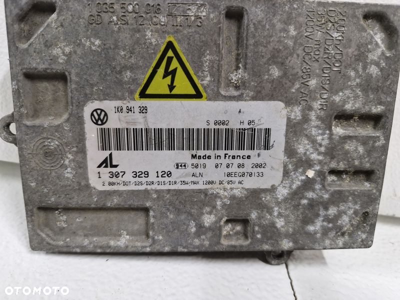 VOLKSWAGEN PASSAT B6 CC PRZETWORNICA MODUŁ STEROWNIK LAMPY XENON 1K0941329 1307329120 - 6