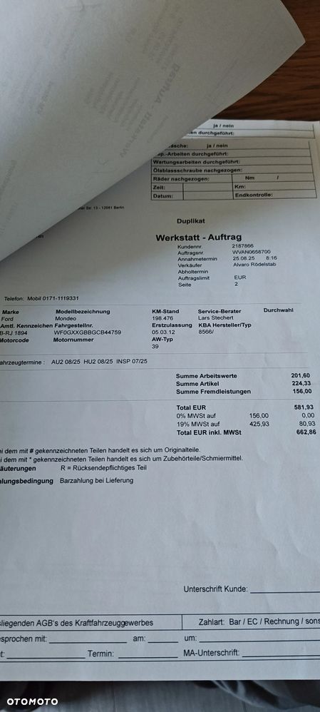 Ford Mondeo 2.0 EcoBoost Titanium - 21