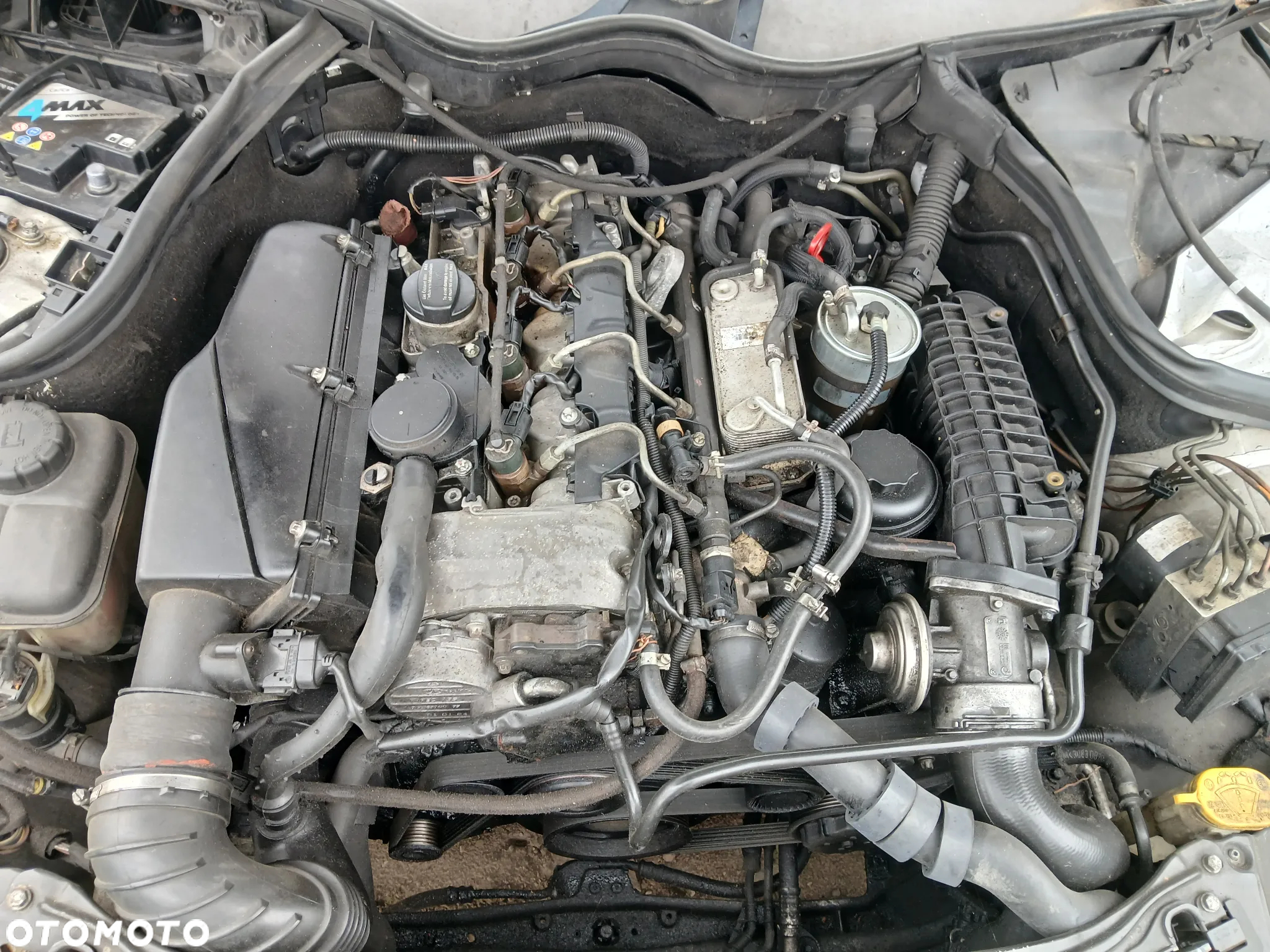 mercedes benz W203 C200 coupe 744 silnik 2.2 CDI 116 KM 611962 skrzynia 722699 napęd sanki belka - 3