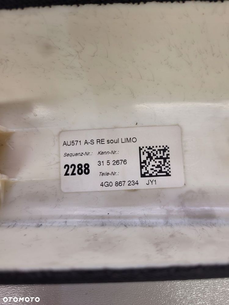 OSŁONA SŁUPKA A PRAWA AUDI A6 C7 4G0867234 S-LINE - 5