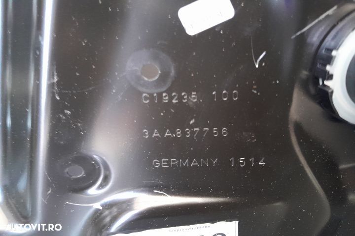 Macara geam fata dreapta electrica 3AA837756 3AA837756 Volkswagen VW - 3