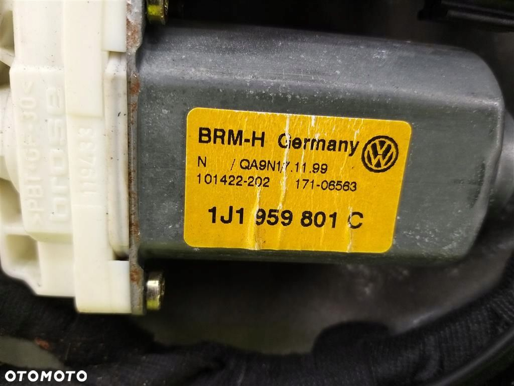 Podnośnik szyby przód lewy VW Bora GOLF IV 5DRZWI 1J4837755 ORYGINAŁ - 5