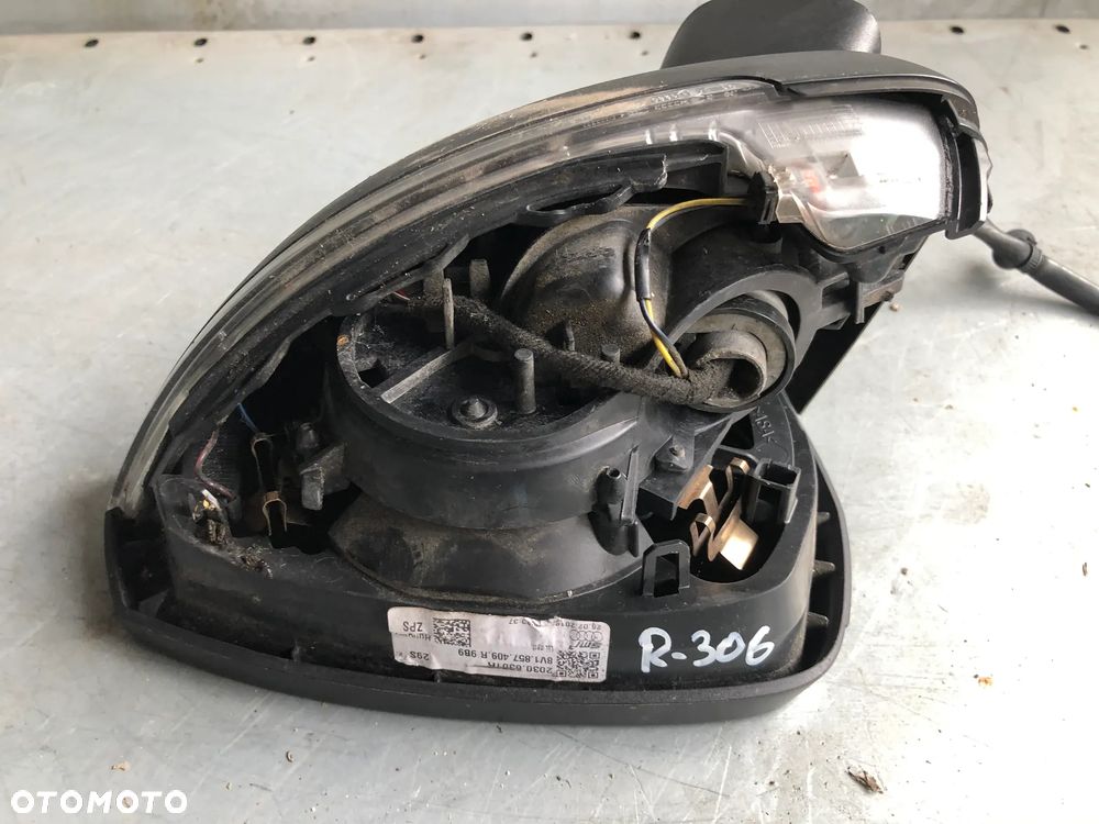 R-306 Lusterko Prawe 021262 Audi A3 8V 6 PIN Uszkodzone 8V1857409R 2016-2020R - Gwarancja Wysyłka - 2