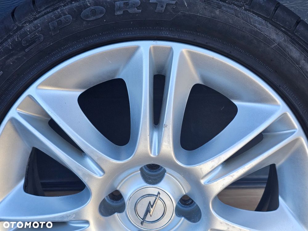 KOŁA FELGI ALUMINIOWE OPONY LETNIE OPEL CORSA D ASTRA H G MERIVA A 195/55/16 R 16 ET40 4X100 - 17