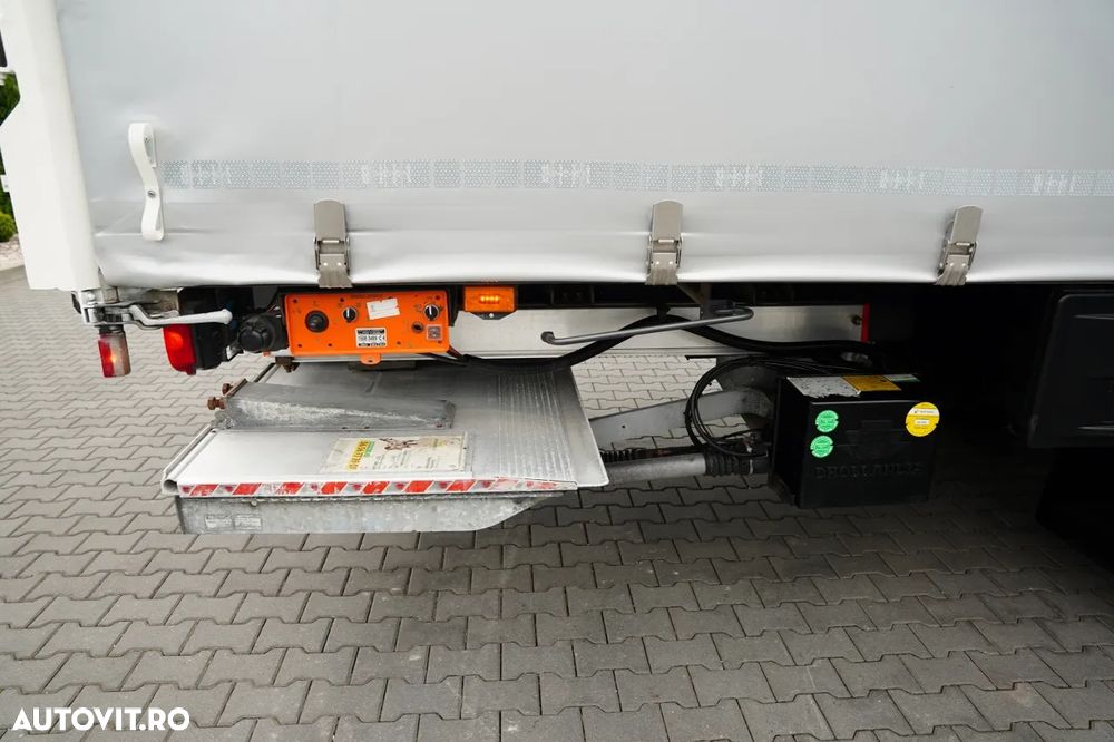 Scania P 320 / SOLO / CORTINĂ - 8.5 M / 4X2 / DHOLLANDIA LIFT / PODEA REZISTENTĂ / EURO 6 - 18