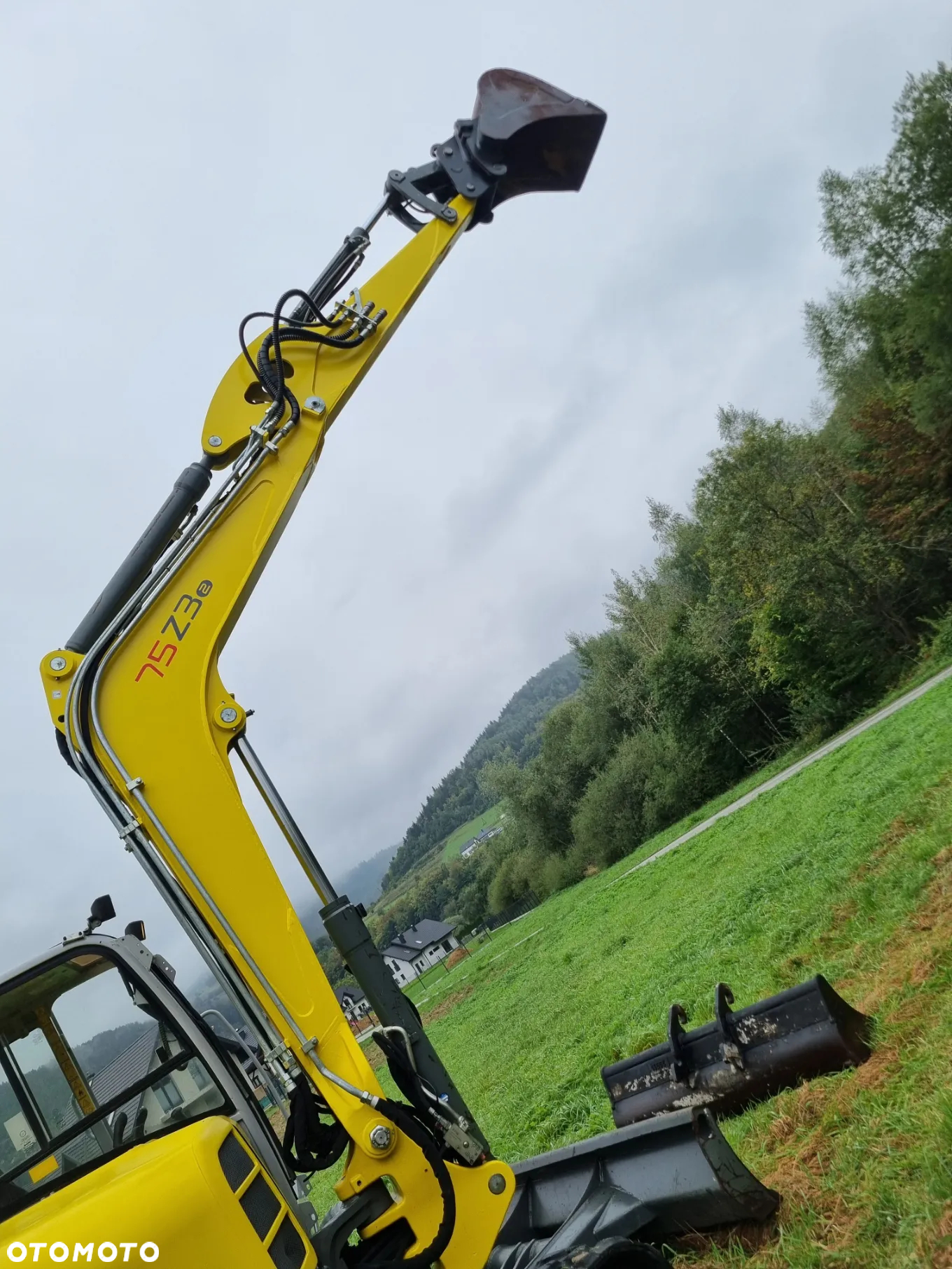 Wacker Neuson 75Z3 Koparka Gąsienicowa 8 ton jak Nowa z Norwegii 2015r Klima 2300mtg  Zero luzów wycieków Serwisowana w Dekra Silnik Yanmar pompa ON - 35