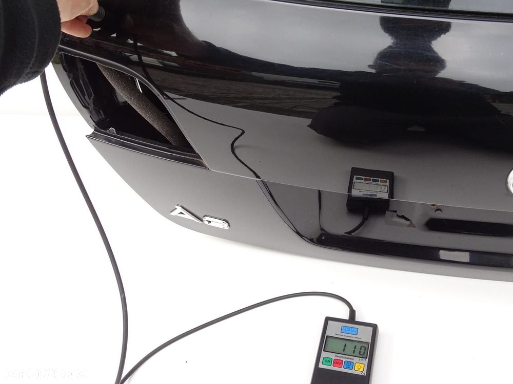 KLAPA TYŁ TYLNA BAGAŻNIKA + SZYBA LOTKA LY9B AUDI A3 8P 5D SPORTBACK S-LINE - 10