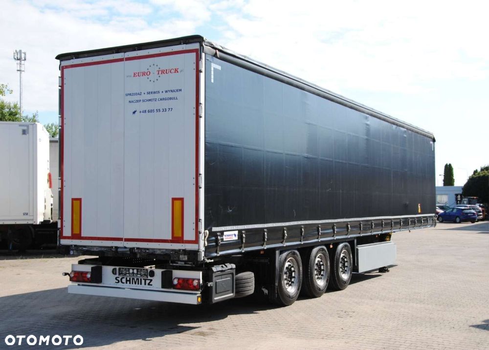 Schmitz Cargobull SCS kurtyna, podnoszona oś - 4
