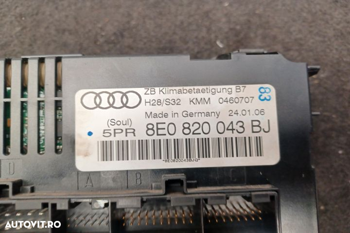 Comanda AC 8E0820043BJ 8E0820043BJ Audi A4 B7 [2004 - 2008] Avant wag - 3