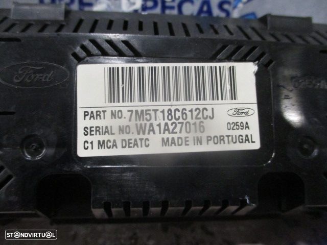 Comando Sofagem 7M5T18C612CJ FORD FOCUS 2 2008 1.6 Tdci 109CV 5P CINZA ESCURO - 3