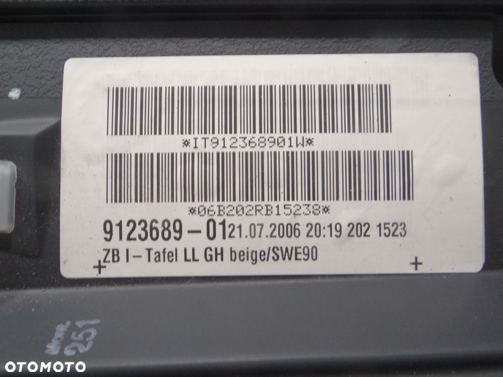 DESKA ROZDZIELCZA BMW E60 E61 EU START STOP - 6
