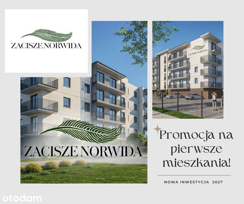Zacisze Norwida | Mieszkaj tam, gdzie inni przyjeżdżają wypoczywać.