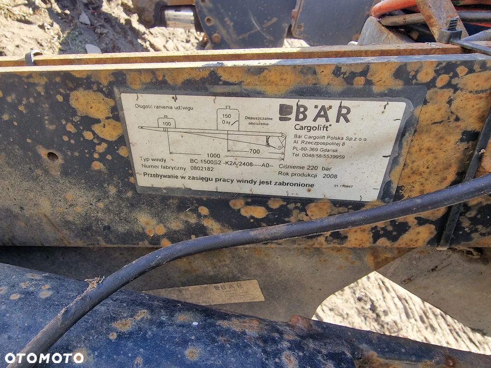 WINDA ZAŁADOWCZA BAR BC1500S2 - 8