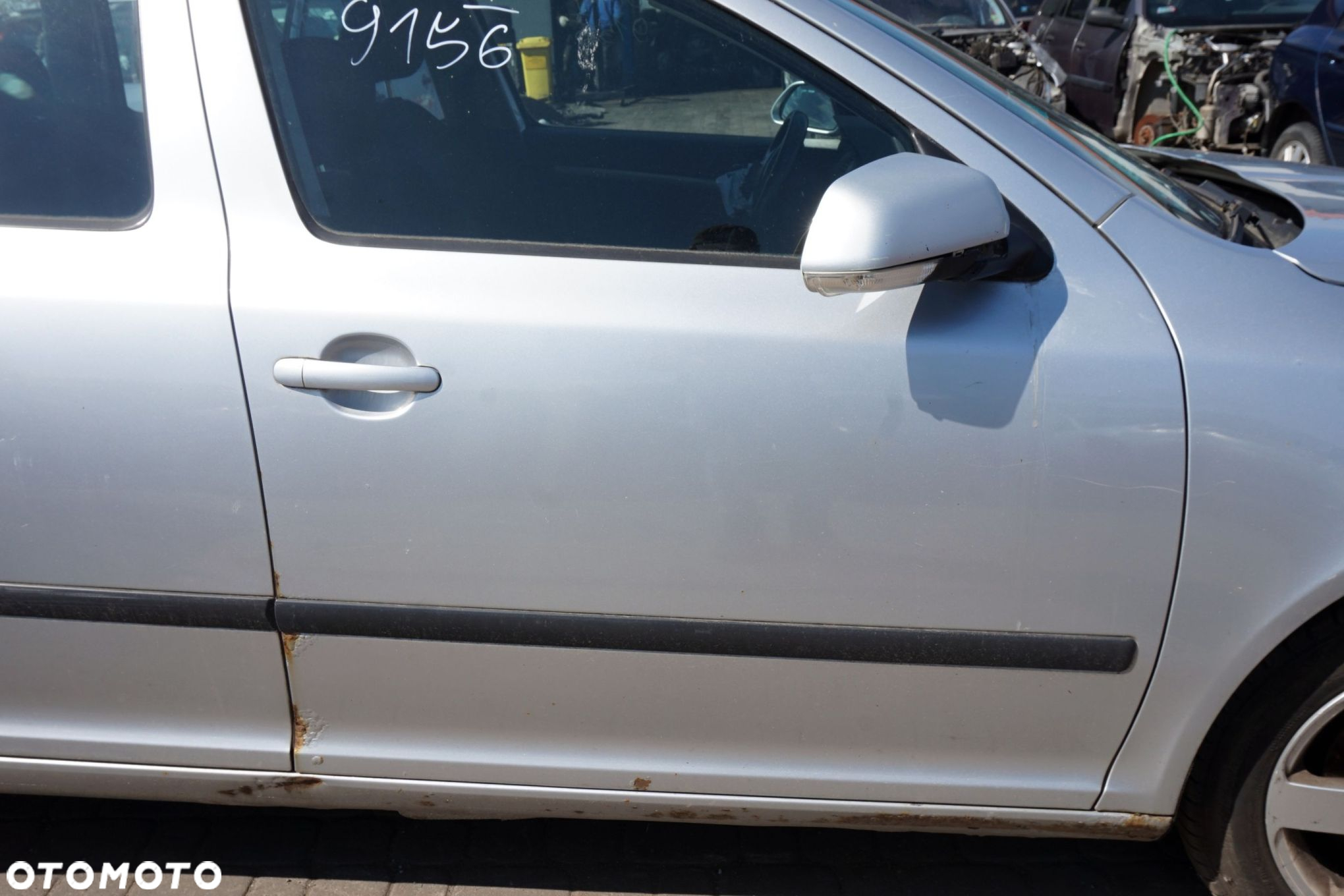 DRZWI PRZEDNIE PRAWE OCTAVIA II 1Z3 LIFT KOMBI 9156  SREBRNY SKODA 2008-2013 - 3