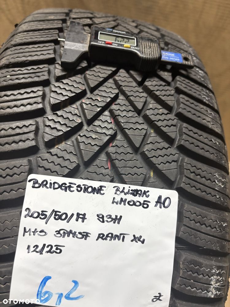 1x 205/50R17 93H BRIDGESTONE BLIZZAK LM005Z AO opona zimowa M+S 3PMSF RANT XL - 2