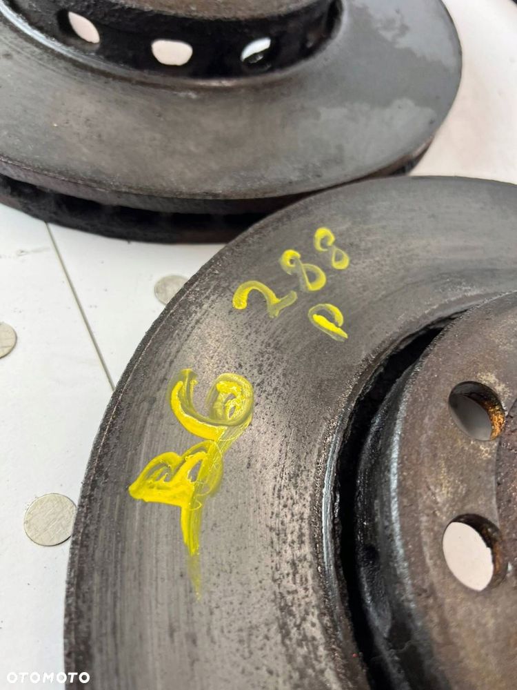 Tarcza hamulca przedniego 288mm Audi A4 S4 B6 8E 8H 2002 PRZÓD KOMPLET - 5