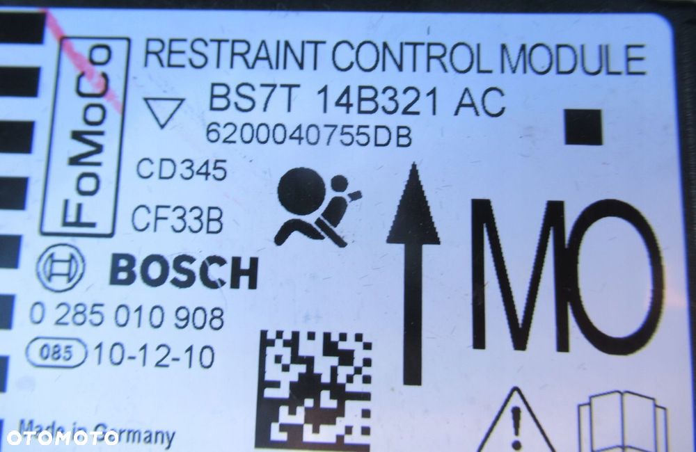 MONDEO MK4 LIFT DESKA KONSOLA KOKPIT SENSOR AIRBAG - 6