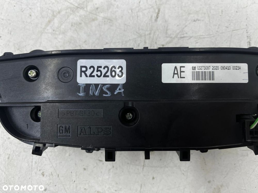 Panel klimatyzacji Opel Insignia A 08-17r. sterowania nawiewem wentylacją 13273097 - 7
