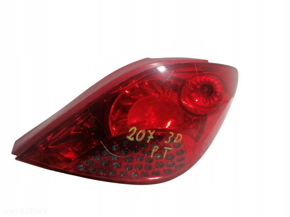 lampa prawa tylna tył peugeot 207 3d lampa prawa tylna tył - 1