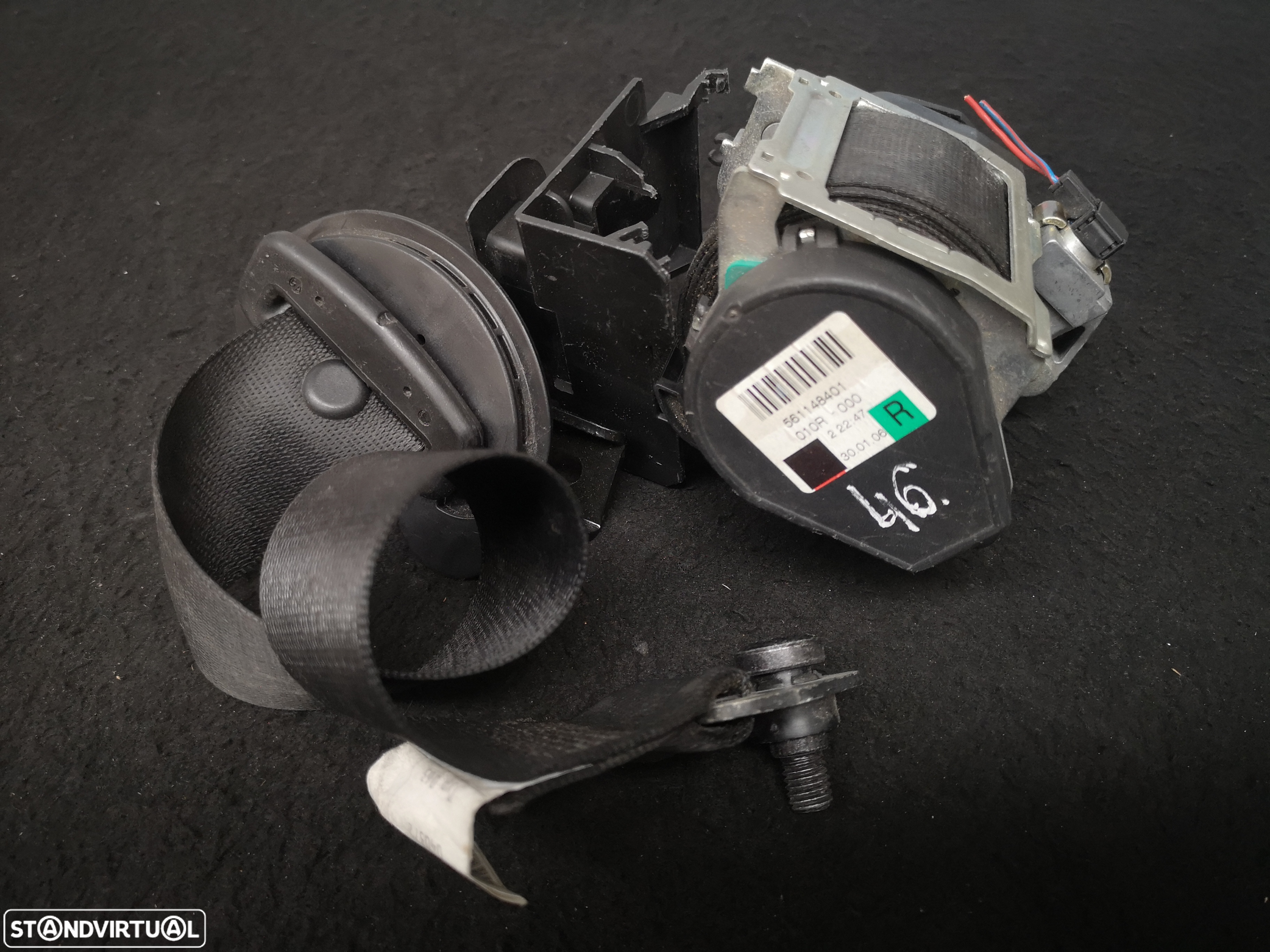 Cinto de Segurança frente direita  BMW7 E65 E66 2002-2008 (3x no estoque) - 3