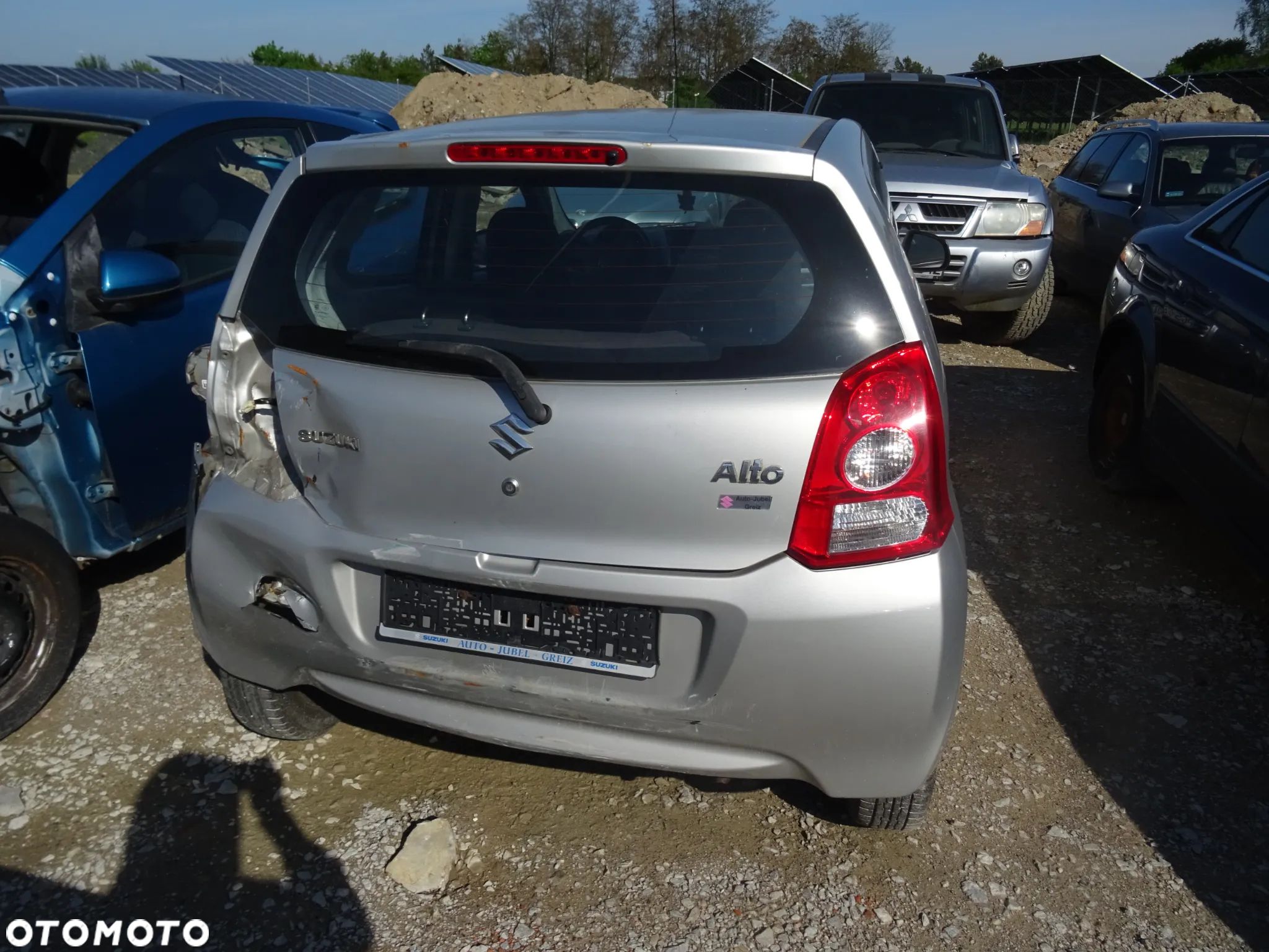Suzuki Alto 2009 lakier(Z2S) na części maska drzwi klapa zderzak - 4