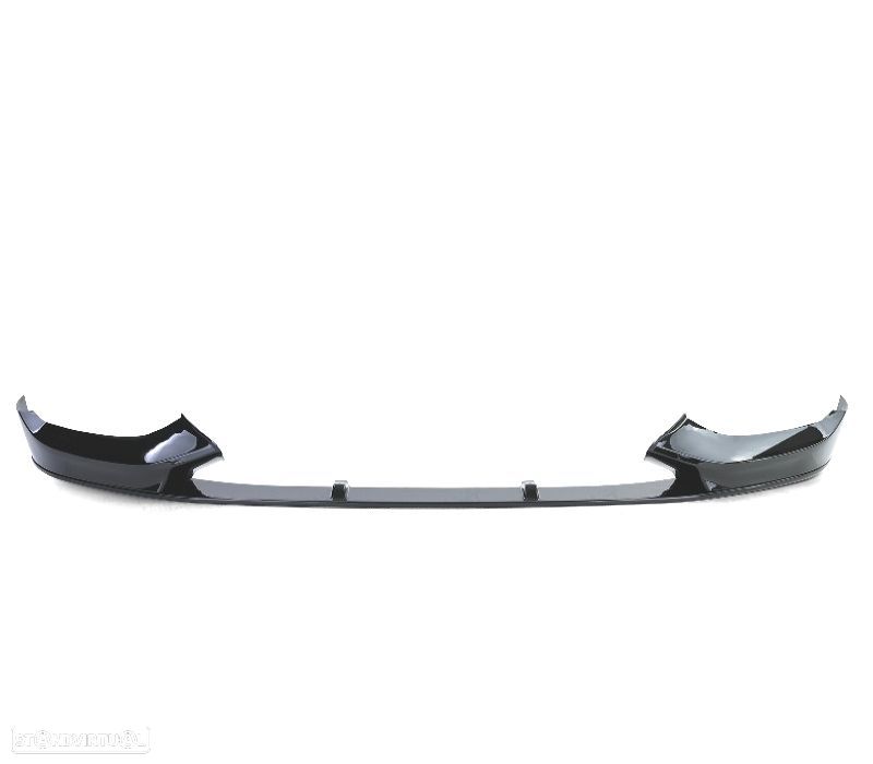 SPOILER LIP FRONTAL BMW F20 F21 LCI 15-19 PRETO BRILHANTE LOOK M PERFORMANCE - 2