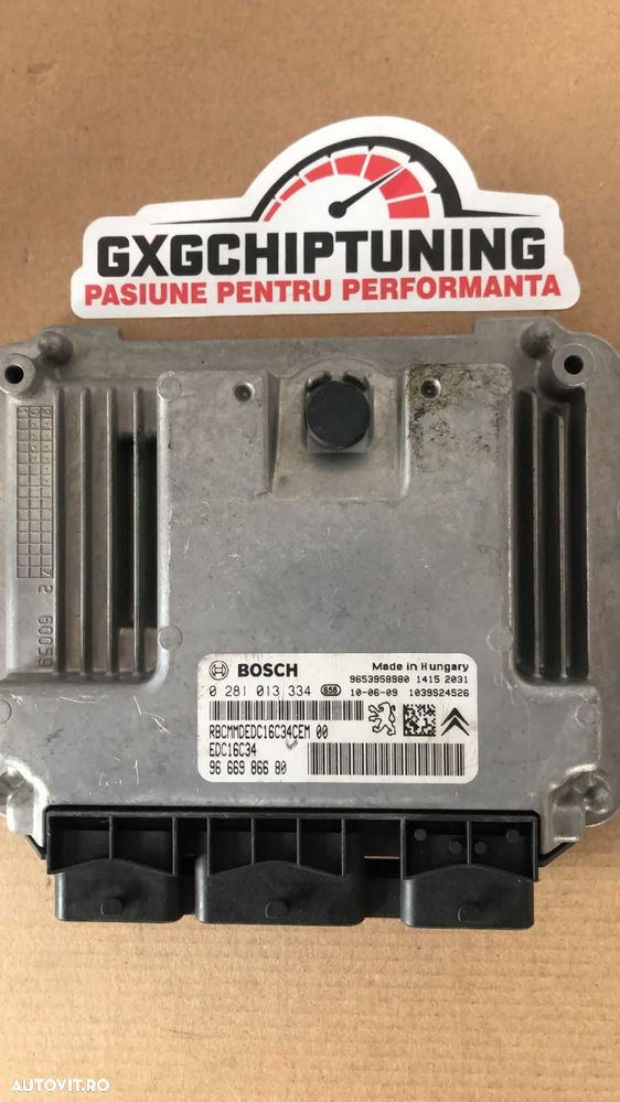 ECU Calculator motor Citroen C4 1.6 HDI, cod 0281013334 - 1