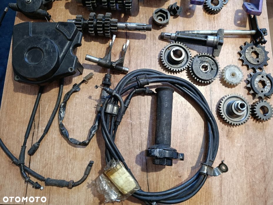 Części Honda NSR 125 kartery wał skrzynia Magneto kosz sprzęgłowy F4 - 6