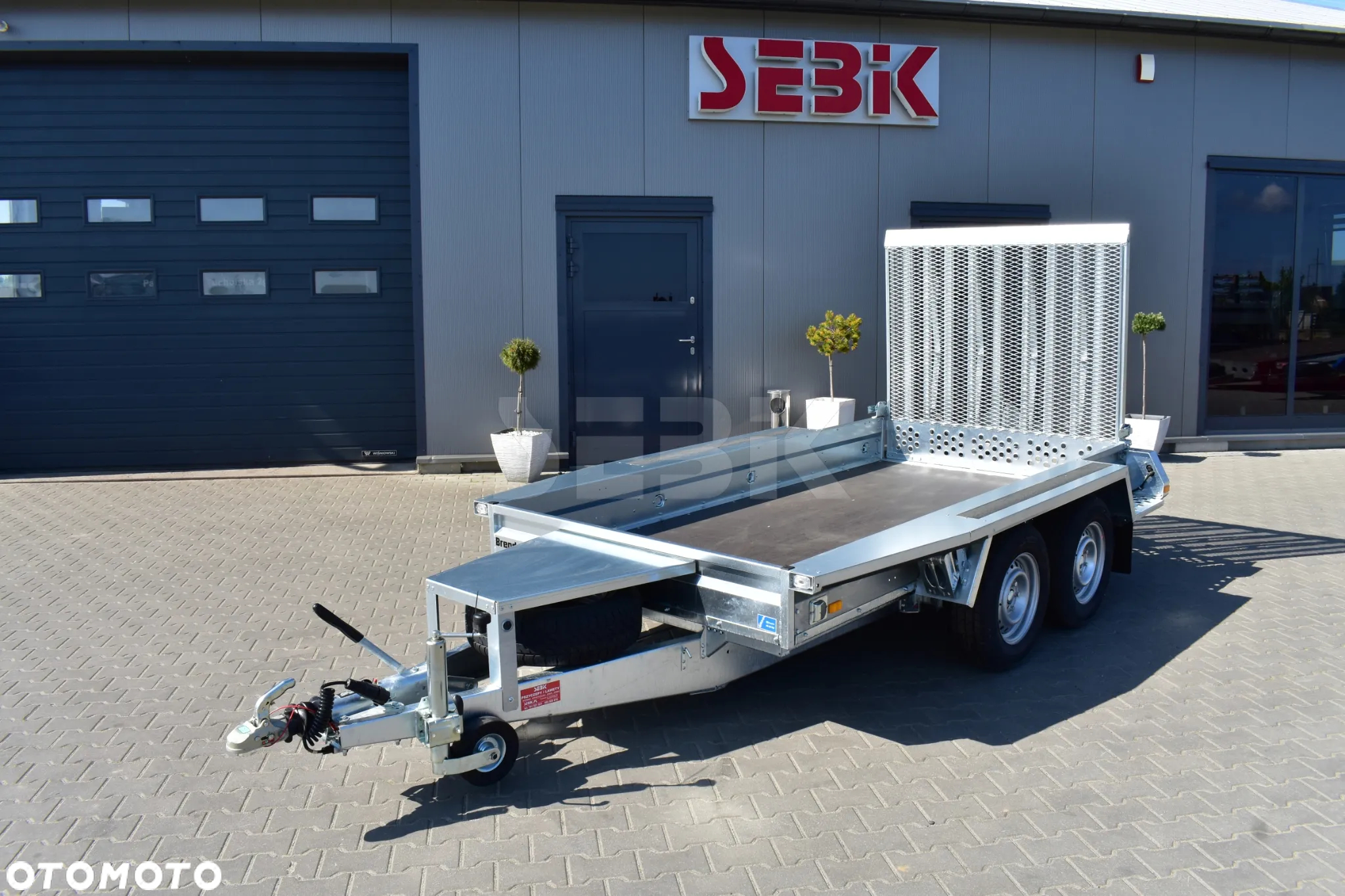 Brenderup Mocna przyczepa do minikoparki MT3080 DMC 2700 kg. - 2