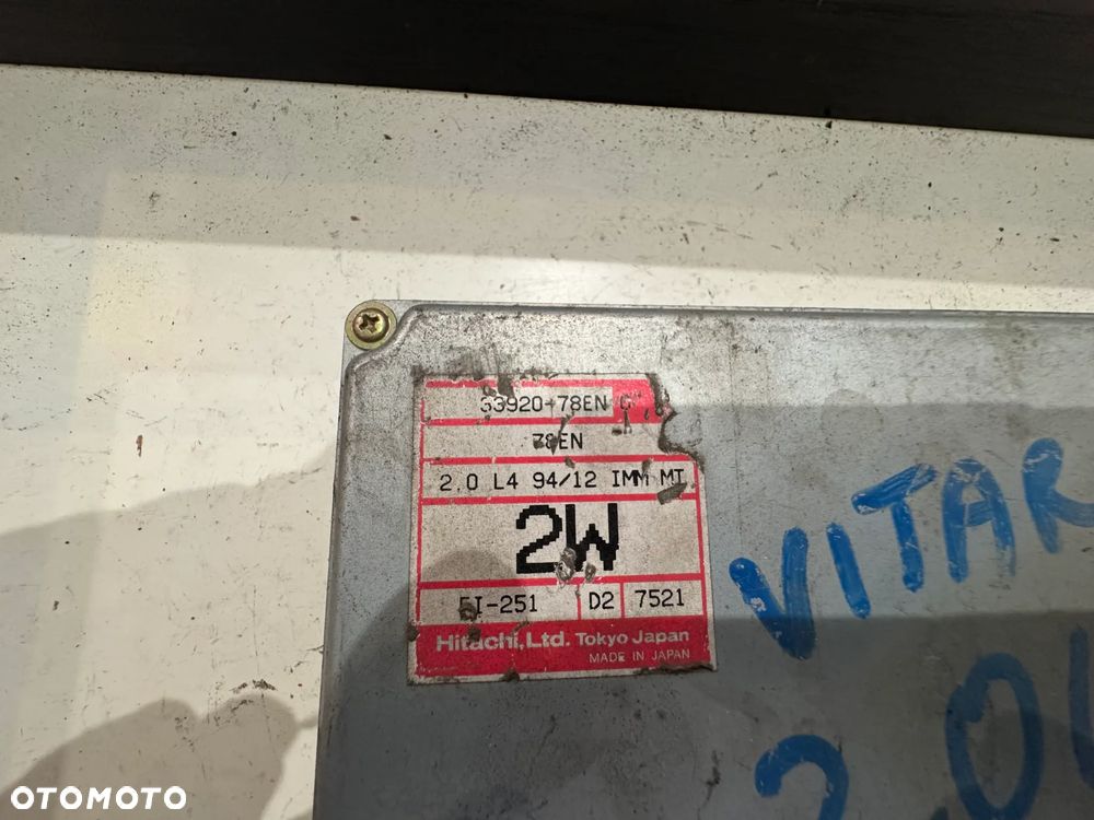 Komputer | modul | Sterownik | Suzuki Grand Vitara 2.0 - 33920-78EN - 1