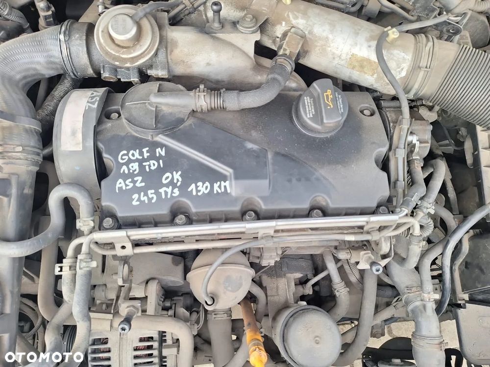 SILNIK 1.9 TDI ASZ VW GOLF IV 130 KM GWARANCJA - 1