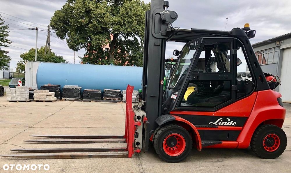 Linde H80T-02  4Widły LPG Gaz z NIEMIEC ! - 2
