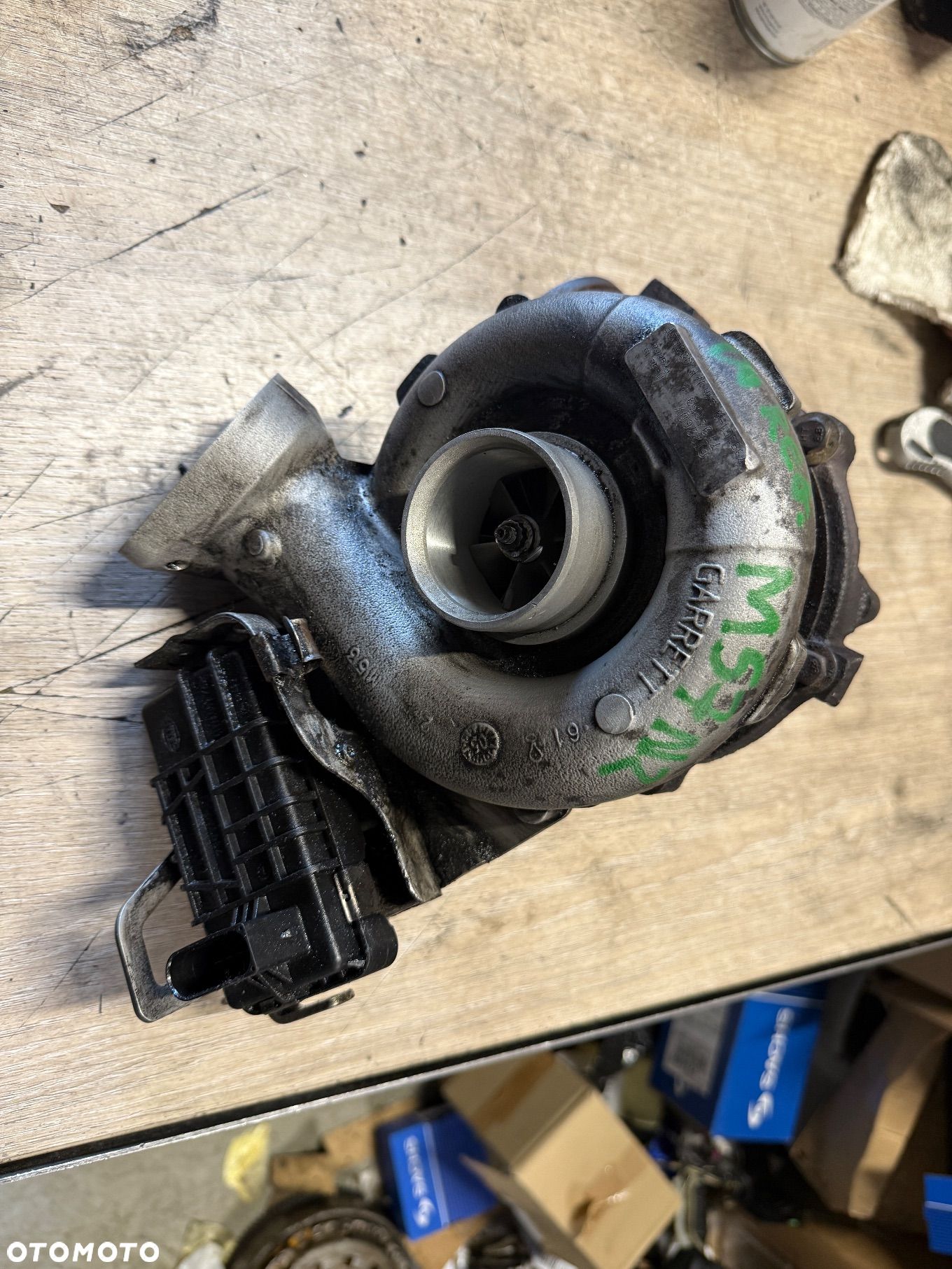 Turbo Gt2260v do regeneracji puszczała olej m57n2 na opaski - 1