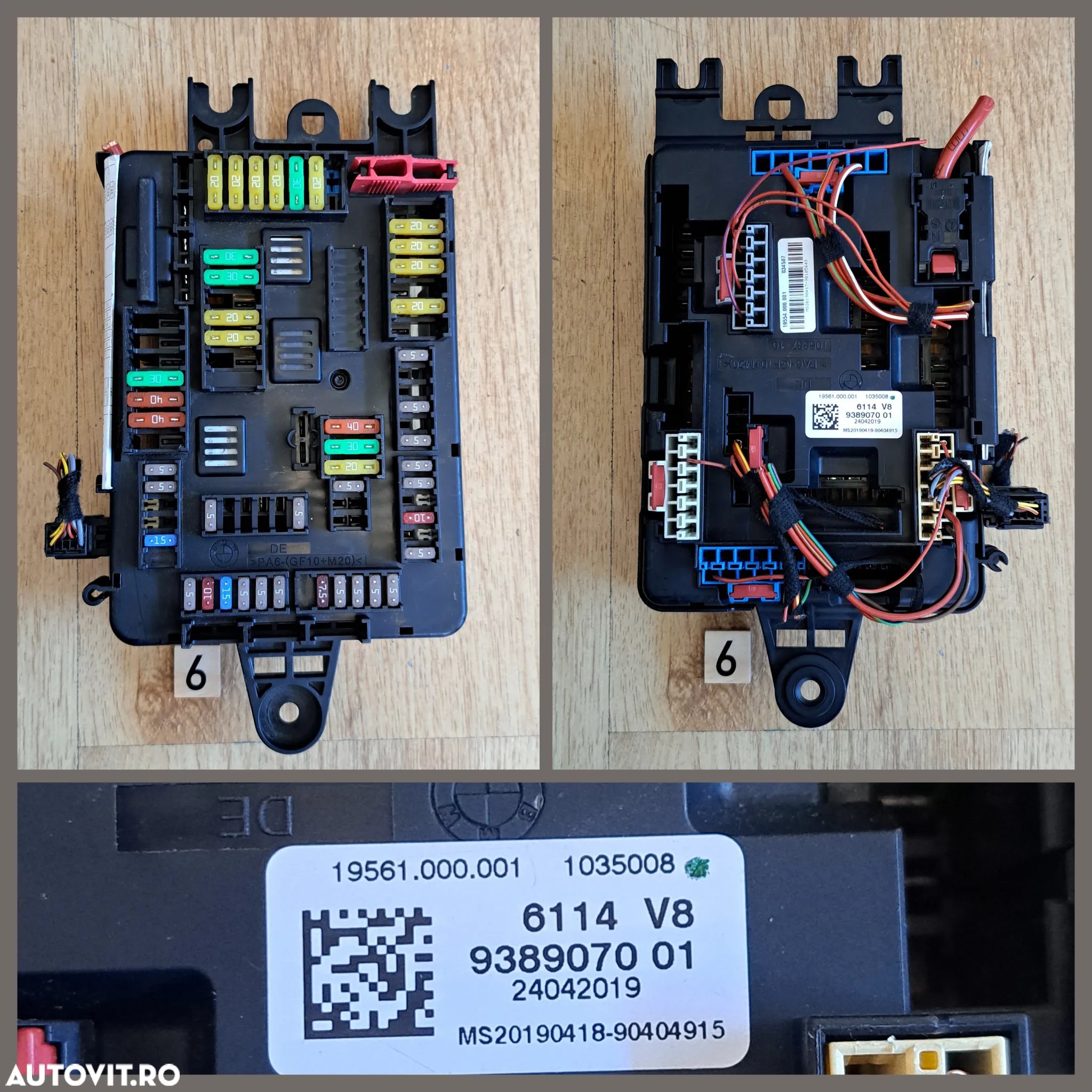 Tablou sigurante fata modul confort cutie sigurante spate BMW Seria 1 2 3 4 5 6 7 X5 X6 F Mercedes w211 - 7