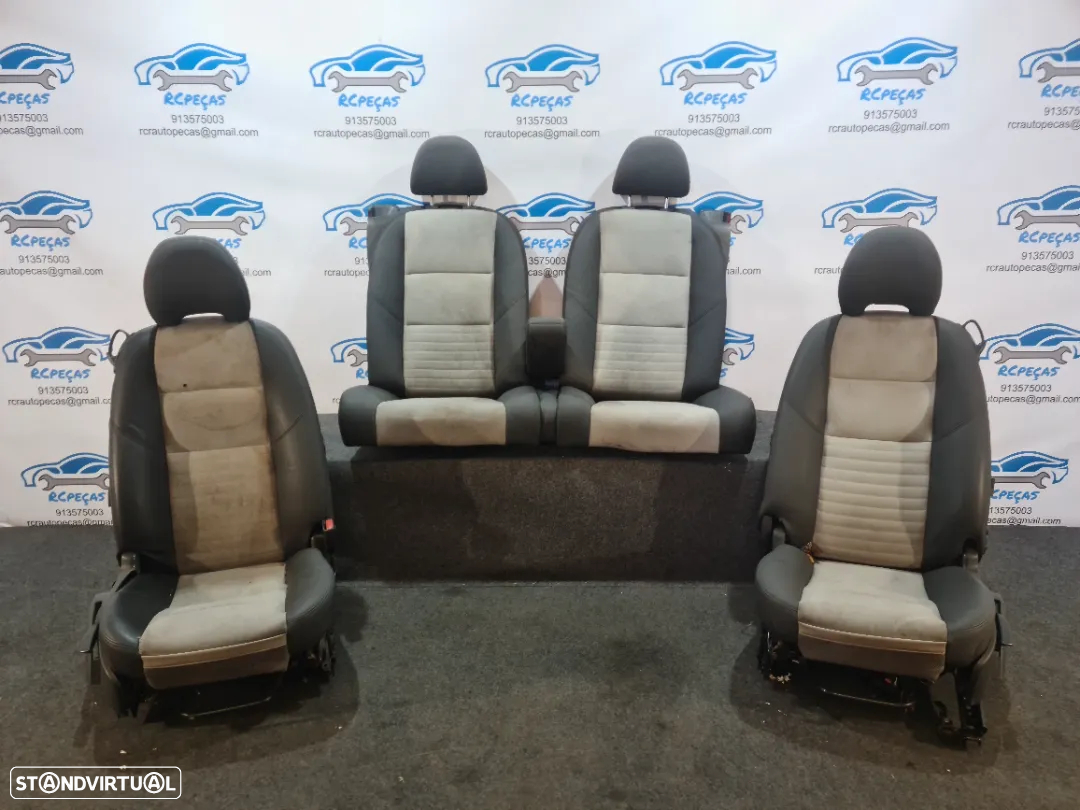BANCO BANCOS PELE FRONTAL FRENTE TRASEIRO TRÁS AIRBAG VOLVO C30 533 RDESIGN R-DESIGN R DESIGN - 10