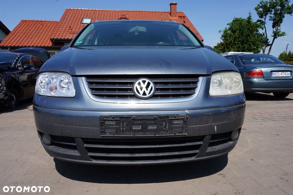 MASKA ZDERZAK BŁOTNIKI LAMPY TOURAN I 1T LD7X  VOLKSWAGEN 2003-2006 SZARY PRZÓD KOMPLETNY - 9