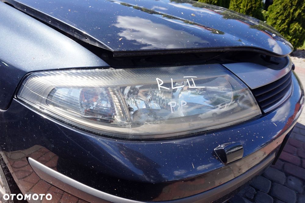 MASKA ZDERZAK BŁOTNIKI LAMPY LAGUNA II PH1 TEB66  RENAULT 2001-2005 SZARY PRZÓD KOMPLETNY - 10