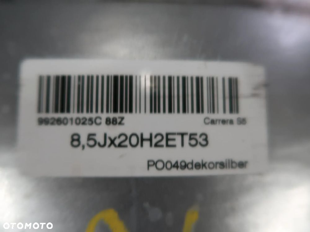 24 Felga Aluminiowa Porsche 992601025C 20" - 5