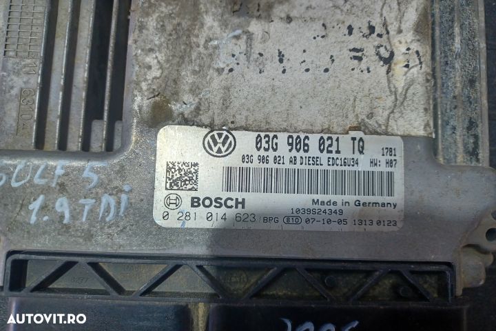 Calculator motor ECU 0281014623 0281014623 - 1.9 BLS  0281014623 0281 - 3