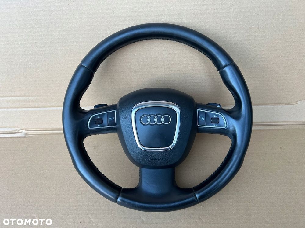 KIEROWNICA TRÓJRAMIENNA ŁOPATKI F1 II LIFT CHROM AUDI A8 S8 D3
