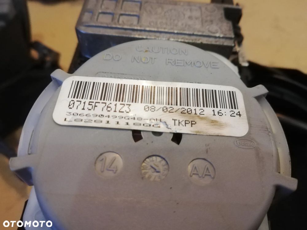Audi A6 C7 pasy bezpieczeństwa napinacz pirotechnika przód tył lewy p rawy KOMPLET - 7